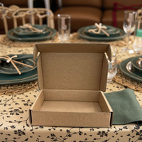 Cajas de correo de papel Kraft ecológicas personalizadas con diseño moderno de lujo para calcetines de piel embalaje materiales reciclados de alta gama