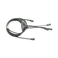 Y Type M10 M12 M15 M16 Mâle Femelle 2 3 4 5 6 Pin 1 In 2 3 4 5 6 8 9 Out Led Strip Light connecteur extérieur étanche électrique