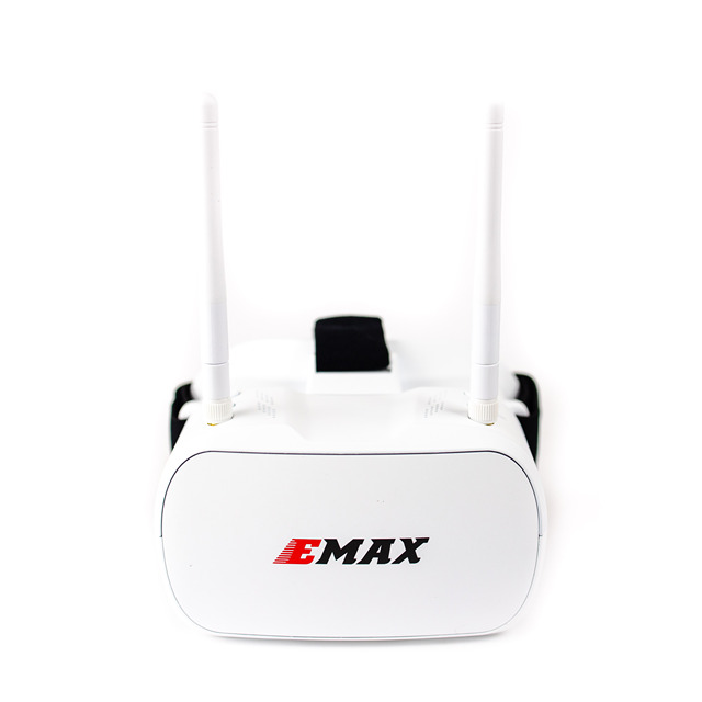 Emax Tinyhawk 5.8G 48CH Diversity FPV Goggles 4.3 Inches 480*320 Video Headset W/Dual Antennas 4.2V 1800mAh Battery For RC Drone