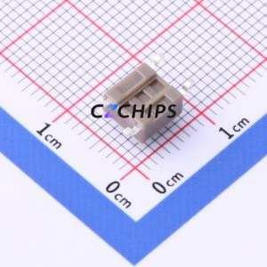 TL3301AF160QGSSDOME Tactile Switch SMD-4P,6x6mm Switch Single Pole Single Throw Round Button 1.6N Vertical Mount - Product Image 2