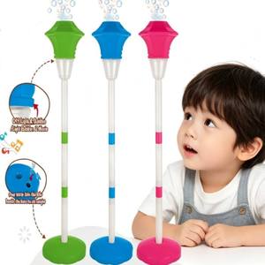 Nouveauté 2026 : Souffleur de bulles automatique en plastique avec lumières, idéal pour les activités estivales en extérieur et les jeux de fête pour enfants - Product Image 1