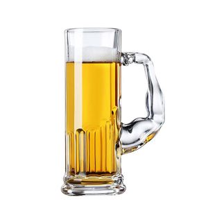 Venta al por Mayor <span class=keywords><strong>de</strong></span> Vasos <span class=keywords><strong>de</strong></span> Cerveza Transparentes Divertidos <span class=keywords><strong>de</strong></span> 600 ml y 20 oz, Vasos Grandes <span class=keywords><strong>de</strong></span> Vidrio con Asa para Bebidas, Cócteles y Jugos - Product Image 1