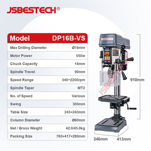 JSBESTECH Company Máquina de prensa de taladro de banco, - Product Image 1