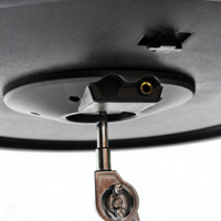 Kit de batterie électronique 18 pièces à double zone avec cymbales électriques chinoises brillantes