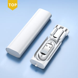 Caja de Almacenamiento Multifuncional con Conector USB y Cable Adaptador de 60W, Pin Expulsor de Tarjeta Micro SIM y Ranura para Tarjeta, Precio de Fábrica - Product Image 1