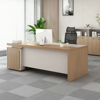 Nouveau bureau de direction en forme de L moderne pour PDG, vente en gros par le fabricant