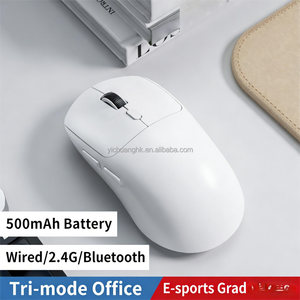 Ratón Óptico Ergonómico Inalámbrico de Tres Modos con Retroiluminación RGB, Interfaz USB, DPI 1600 para Juegos, Computadora Portátil - En Stock - Product Image 4