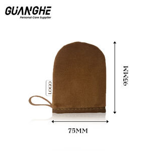 <span class=keywords><strong>Gant</strong></span> éponge exfoliant <span class=keywords><strong>autobronzant</strong></span> couleurs beige et rose gants d'élimination du bronzage <span class=keywords><strong>pour</strong></span> une utilisation corporelle - Product Image 2