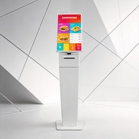 Kiosco de Autoservicio con Pantalla Táctil Interactiva de 21.5 Pulgadas, SDK Multi-OS (Android/Linux/Windows), Pantalla de Alta Resolución