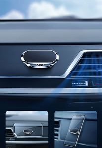X423 Logo Custom Magnet 360 Rotating Zinc Alloy Flexible Desktop Universal Dashboard <b>Tablet</b> Magnetic Car Mobile Phone <b>Holders</b> - Product Image 3