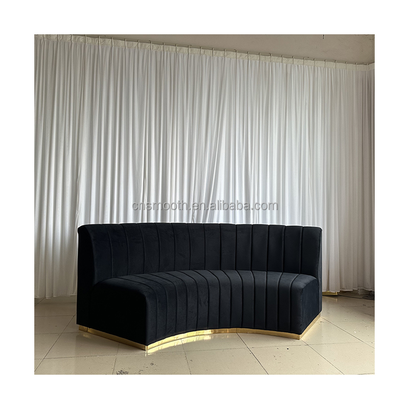 Modern Large Velvet Sofa Commercial Nightclub