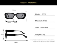 Lunettes de soleil carrées rétro surdimensionnées, protection UV400, lunettes de soleil personnalisées avec logo tendance pour hommes et femmes