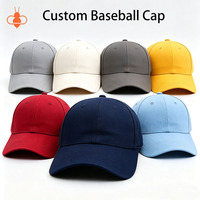 Gorras de Béisbol Personalizadas Aptas para Grupos e Individuos, Gorras de Béisbol de Algodón Puro con Opción de Bordado e Impresión