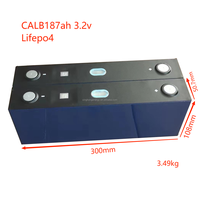 Cellule de batterie CALB 3.2V 187AH LFP Lifepo4, cellule de batterie solaire, alimentation UPS, date 2023, 187ah 199ah, cellule de batterie solaire prismatique au lithium