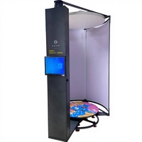 Escáner 3D HD 7s de Astermon, Modelo ASTM-R106, con Plataforma Rotatoria de Columna Única, Rotación 360 y Alta Precisión para Cabinas de Fotos Metálicas de Acción