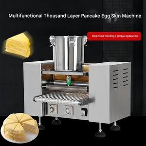 Machine automatique à pâtisserie mille-feuilles, machine commerciale à faire des crêpes aux œufs pour boulangerie - Product Image 5