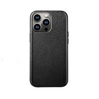 Étui de téléphone portable personnalisable antichoc en cuir artificiel de luxe pour 13/14/15 Pro Max - Design imprimable DIY