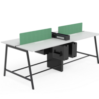 Bureau Ergonomique Industriel en Acier au Design Moderne avec Tiroirs Intégrés pour Usage Domestique ou Professionnel