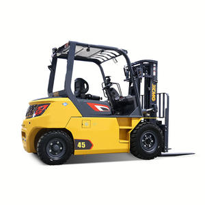 Chariot élévateur à contrepoids électrique XCMG 4,0-5,0t, commande assise, utilisation en intérieur, pneus pneumatiques - Product Image 1