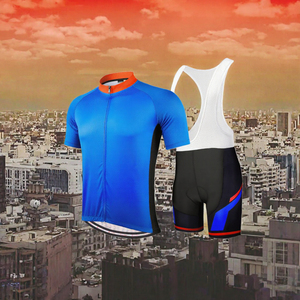 Breathable Quick Dry Cycling Jersey Set Lightweight Anti-UV Road Bike Shorts Set Plus Size Men Cycling Apparel - Product Image 3