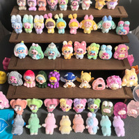 Figurines d'animaux mignons floqués en résine, mini-jouets en capsule, œufs surprise Kawaii, figurines de boîte mystère, prix pour distributeur automatique, cadeau pour enfant, cadeau de fête