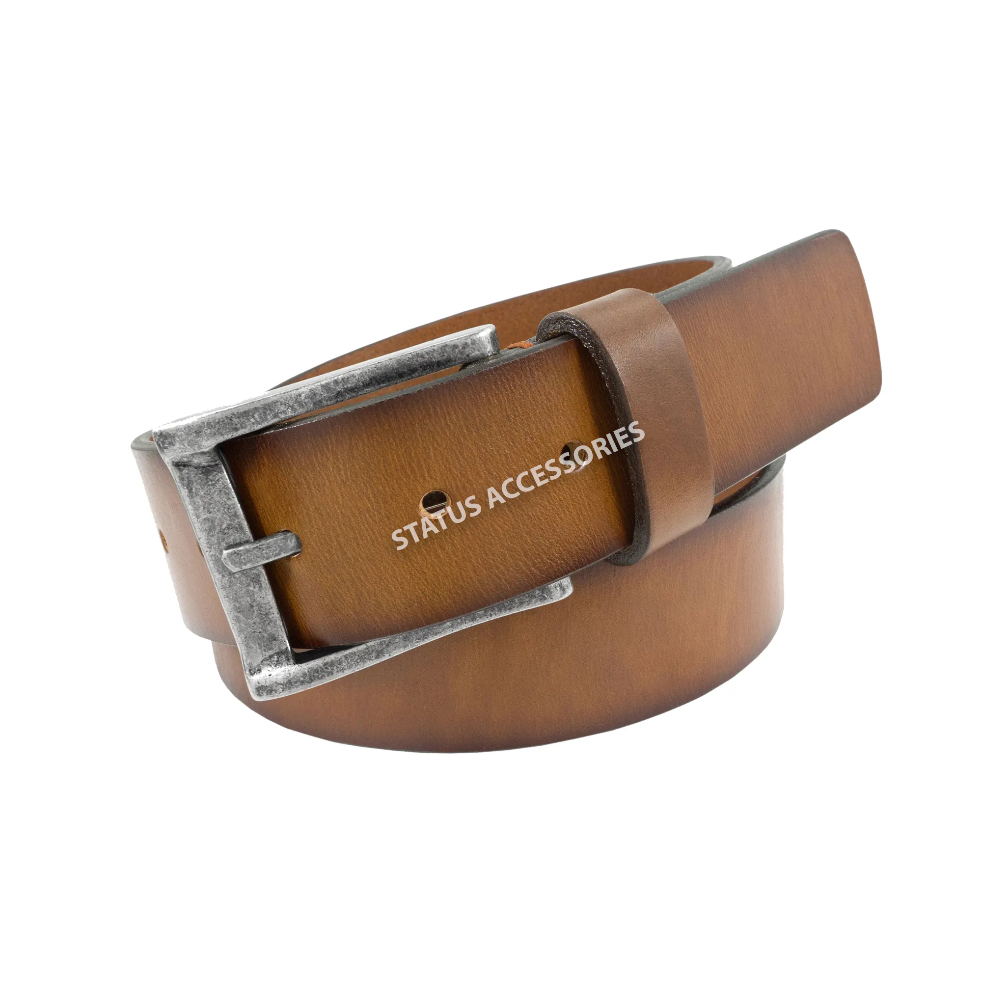 Fabricants Haute Qualité Personnalisé Luxe Designer Vente en Gros Florsheim Hommes Albert 40mm Selle Ceinture Décontractée en Cuir Grande Taille