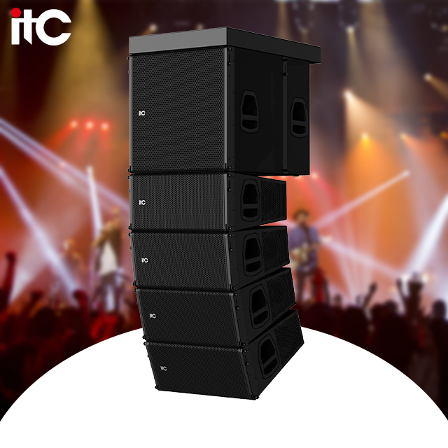 Professional Stage Sound Active Line Array Speaker Neodymium Magnet Metal Construction Coaxial 13-Inch Full Range Surround Sound