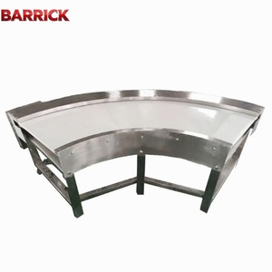 Barrick <span class=keywords><strong>90</strong></span> graden bochtbandtransportband op maat gemaakte transportband voor levensmiddelen 180 °   Curve Belt voor fruit en groenten - Product Image 1