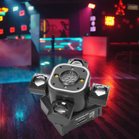 Lumière LED laser RGBW à effet de secousse, contrôle DMX512, faisceau mobile stroboscopique, effet de danse bungee pour KTV, bar, DJ, matériau PVC, IP33