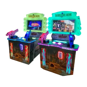 Coin Operated Crazy shot Simulator Electronic Gun SHooting Arcade Video Game Machine For Sale