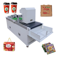 Printer Inkjet Flatbed Single-Pass Tinta Pigment 1 Tahun Garansi Printer Kartu Baru Bahan Egg Flex Kotak Pizza Kantong Kertas Gelas Sekali Pakai