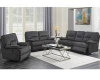 Canapé en cuir inclinable manuel 3 places de style moderne, canapé inclinable en tissu pour salon, ensemble de canapés classiques arabes