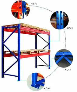 Fornitore professionale per carichi pesanti Pallet regolabile in metallo scaffale di stoccaggio magazzino sistema di Racking