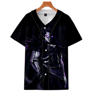 Fitspi 3D In Bóng Chày Áo Sơ Mi Mans Womens Mùa Hè Hip Hop Top Ngắn Tay Áo Đồng Phục Phong Cách Tee - Product Image 4