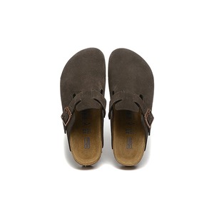Fabricant expert de sabots Boston en daim, <span class=keywords><strong>mules</strong></span> <span class=keywords><strong>orthopédiques</strong></span> personnalisées à marque privée, sandales en liège souple pour la vente en gros - Product Image 6