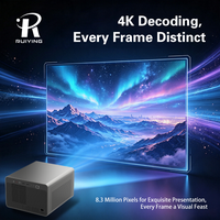 Nouveau projecteur éducatif Ruiying A10 2000 lumens 5,0 pouces 2026, compatible 4K, projecteur LCD Android 14.0 Full HD