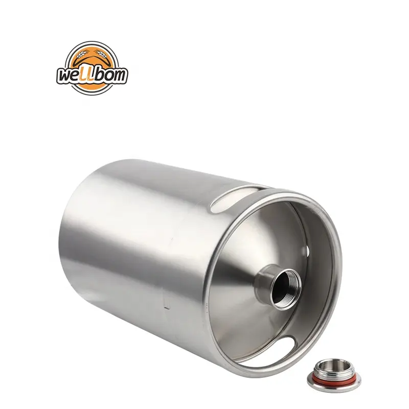 Mini Bir Homebrew Keg 2L 3.6L 4L 5L 10L Barel Bir untuk Bar Pesta Pernikahan Berkemah