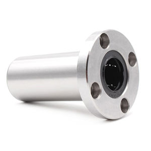 Roulement linéaire LMF personnalisé à bride ronde, manchon en cuivre graphite, autolubrifiant, résistant à la corrosion pour la robotique - Product Image 1