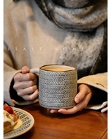 Grande tasse en céramique de 420 ml, résistante à la chaleur, écologique, pour café et thé, idéale pour les cafés, utilisable à chaud ou à froid