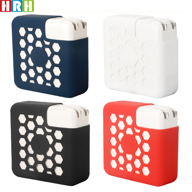 BSCI Factory Hot Sales High Quality Silicone Protective Cover Case for MacBook 45W 60W 61W 85W 87W Charger Power Adapter