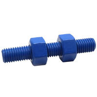 Customized All Thread Rod Bolts Colored Anodized Ptef Coated Rod Ends Bolts Acme Thread Threaded Rod With Nuts
