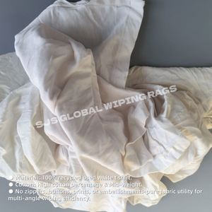 Trapos de algodón blancos para limpieza, paños de limpieza para adultos, ideales para la temporada de bajas temperaturas. - Product Image 4