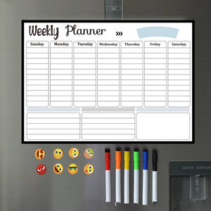 Vente flash Aimant de réfrigérateur Tableau blanc Planificateur mensuel amovible Calendrier magnétique effaçable à sec - Product Image 2