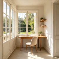 Ventana Francesa de Aluminio con Rotura de Puente Térmico de Bajo Valor U, Ahorro de Energía, Resistente al Frío para Chalet de Montaña, Ventana Personalizada PAS24