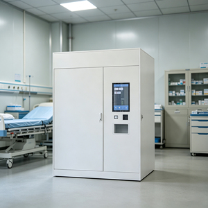 Máquina expendedora de 32 pulgadas para productos farmacéuticos con sistema de gestión de operación remota, máquina expendedora de medicamentos para farmacias. - Product Image 1