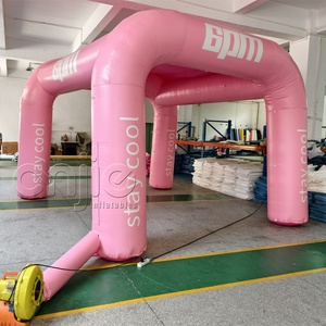 <span class=keywords><strong>Stations</strong></span> <span class=keywords><strong>de</strong></span> refroidissement gonflables <span class=keywords><strong>de</strong></span> refroidissement extérieures roses <span class=keywords><strong>de</strong></span> voûte gonflable avec le logo fait sur commande pour des manifestations sportives - Product Image 5
