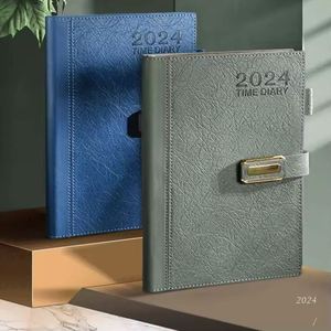 High Quality Diary Manufacturer Colorful PU Leather Notebook Planner Custom logo Business Notebook and Pen <b>Gift</b> <b>Set</b> Wholesale - Product Image 6