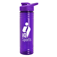 Bouteille d'eau de sport portable en plastique PS de 700 ml, impression personnalisée