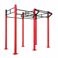 Rack de Fitness Multifuncional Personalizable CF / Rack de Sentadillas para Entrenamiento Físico y de Fuerza Crossfit