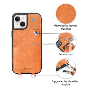 Spot Goods Funda <span class=keywords><strong>de</strong></span> teléfono con correa Crossbody Funda <span class=keywords><strong>de</strong></span> cuero para teléfono personalizada - Product Image 2